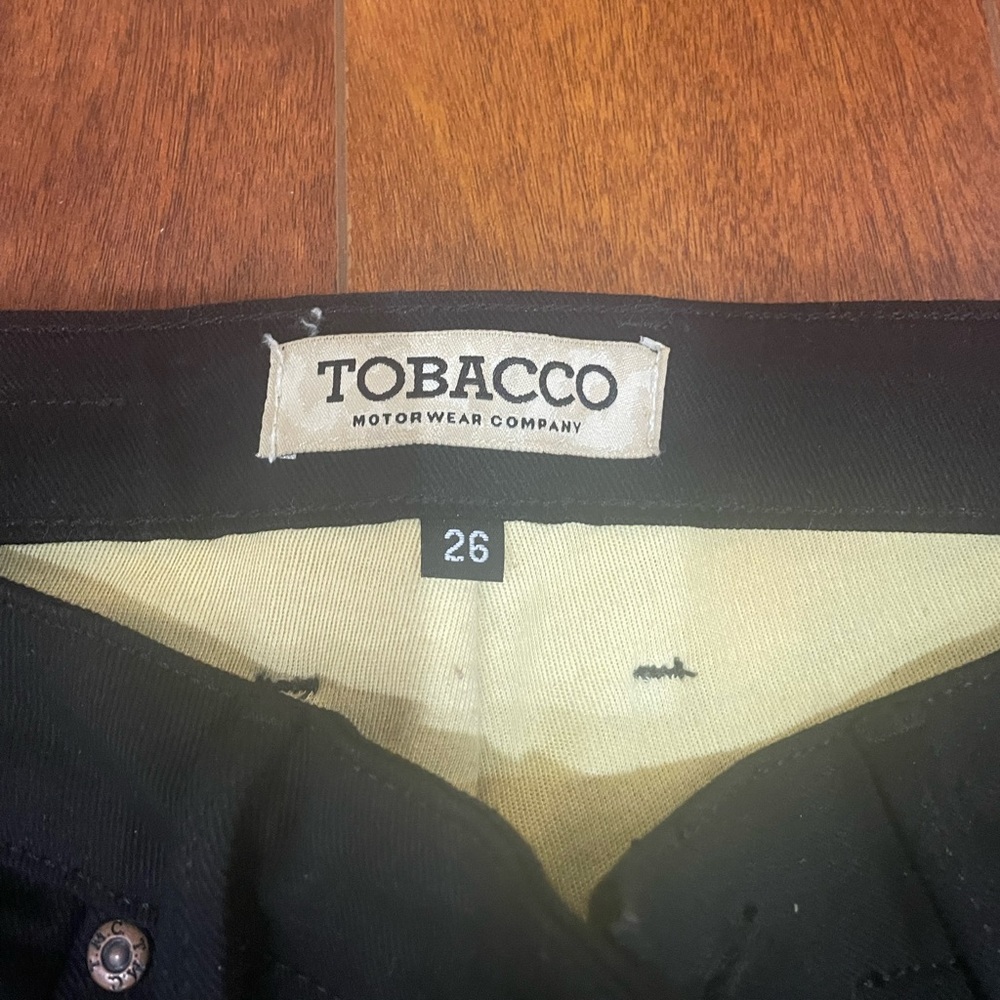 Motorcycle Denim Kevlar Black Skinny Jeans